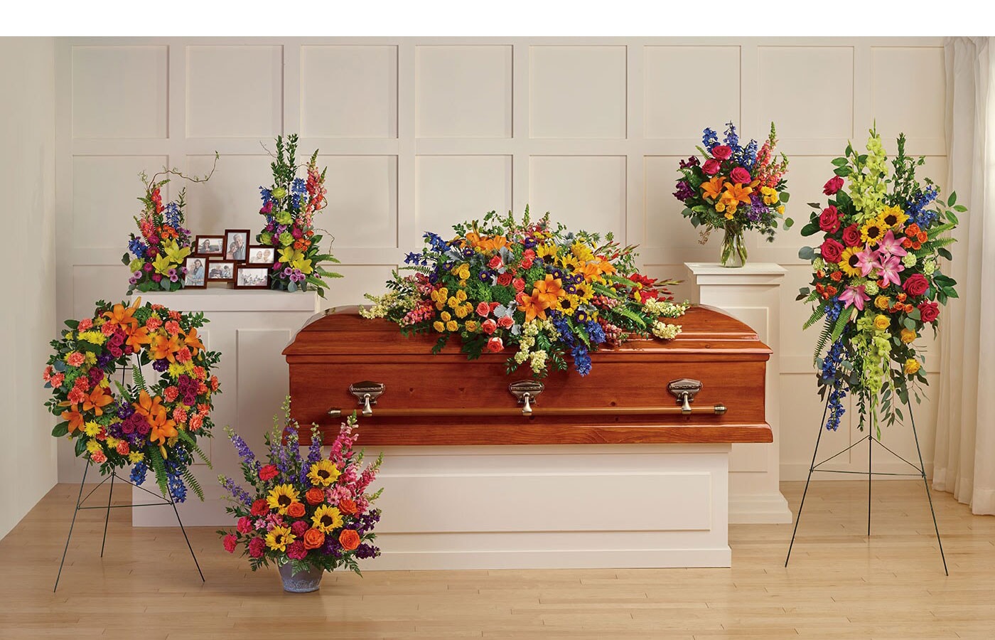 Send Sympathy Flowers from our Colorful Reflections Collection