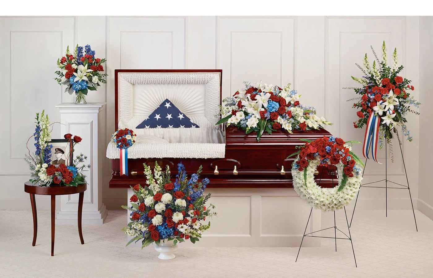 Send Sympathy Flowers from Our Distinguished Service Collection