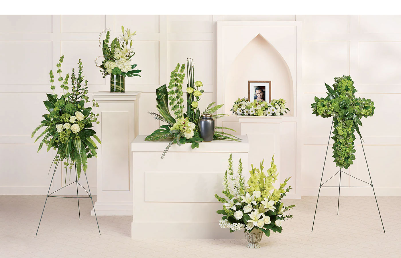 Send Sympathy Flowers from Our Tranquil Peace Collection